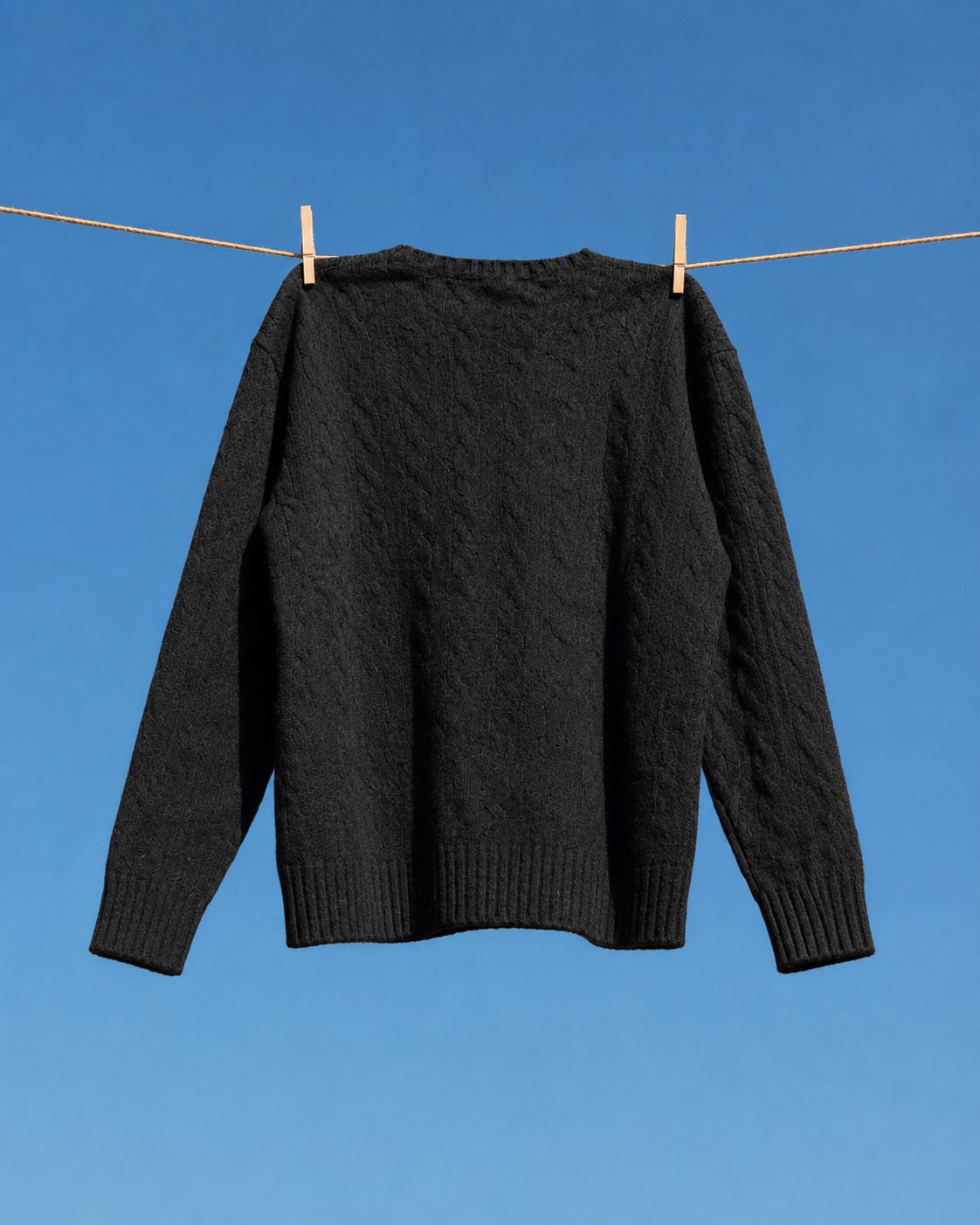 Vintage Polo Ralph Lauren Cable Knit Sweater Black Cotton Crewneck Jumper Pony Logo