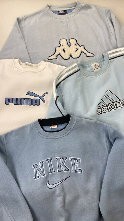 10 HOODIES/CREWNECKS VINTAGE GRADO B