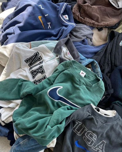 10 HOODIES/CREWNECKS VINTAGE GRADO B