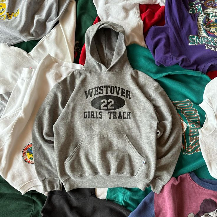 10 HOODIES/CREWNECKS VINTAGE GRADO B